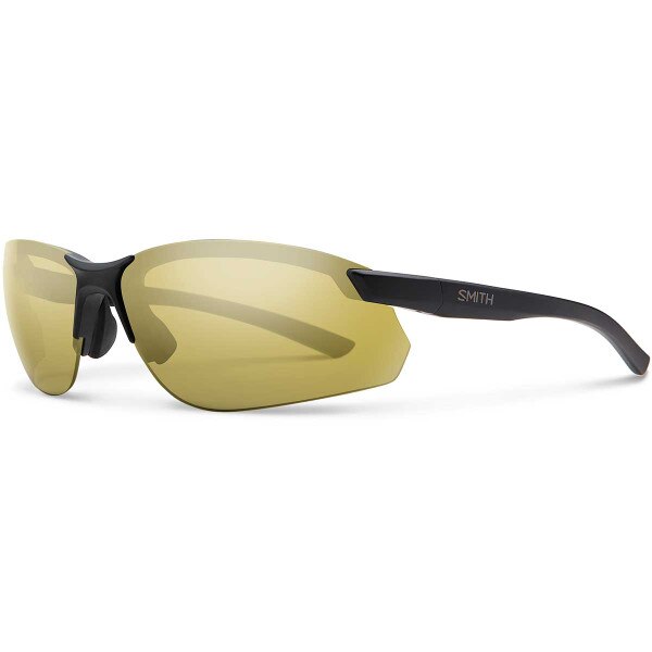Smith Parallel Max2 Sunglasses Polarized in Matte Black with Gold Mirror